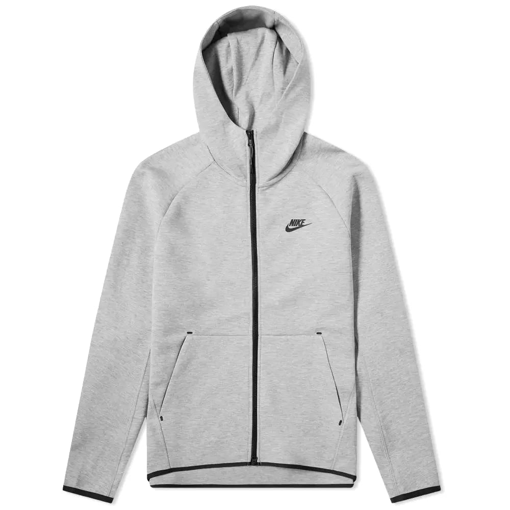 Old Season Nike Tech Fleece Hoodie - Light Grey/Heather